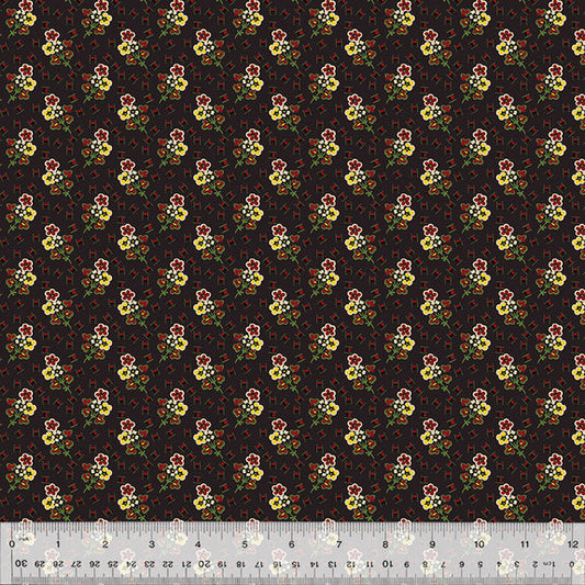 Circa: Turkey Red Picnic Black Fabric