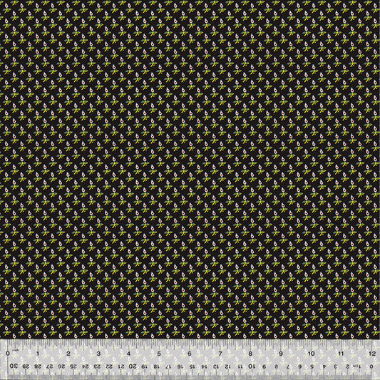 Circa: Turkey Red Prairie Black Fabric