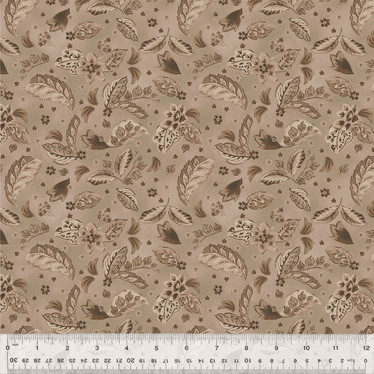 Dwell - Plush Paisleys - Greige - Yardage