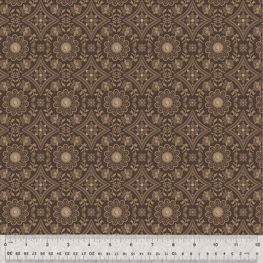 Dwell - Garden Tile - Cocoa - Yardage