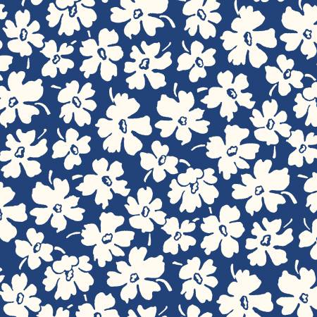 Merry-Go-Round-54793-8- Navy Garden-YARDAGE