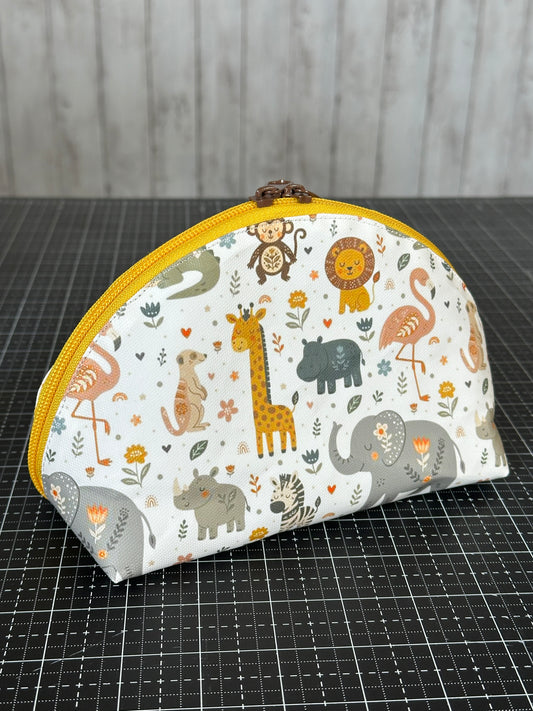 Taco Pouch Bag #55 - Boho-style Safari Animals
