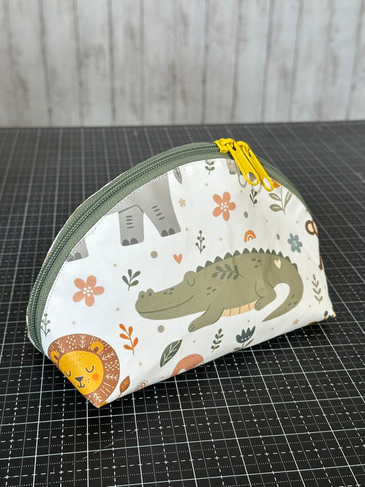 Taco Pouch Bag #56 - Boho-style Safari Animals
