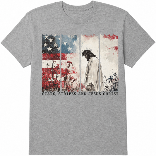 Stars, Stripes & Jesus Christ Shirt