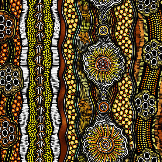 OF Baiame's Spirit 598392 Brown - Stripe