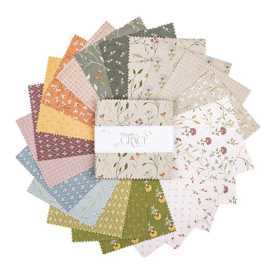 Threads of Grace - 5in Squares, 42pcs - Charm Pack
