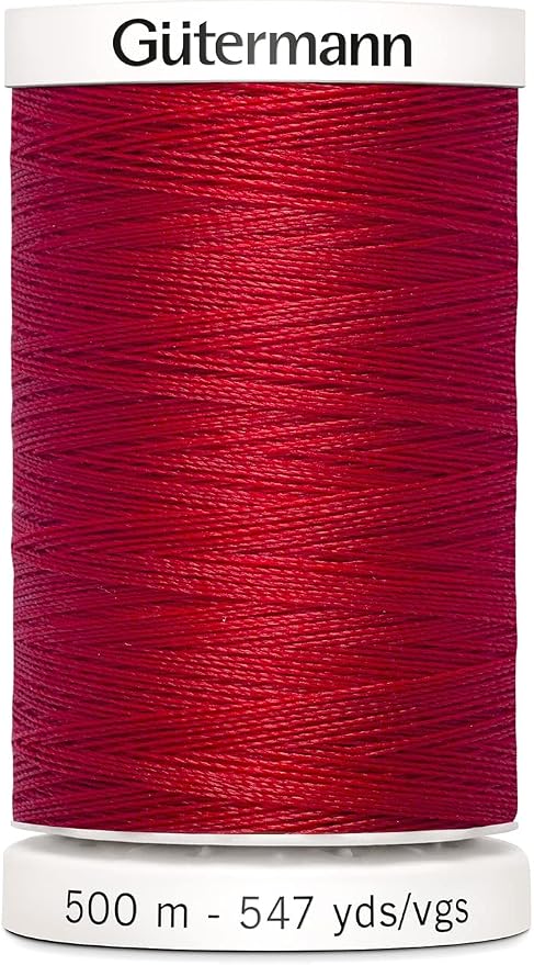 Gutermann - Polyester All Purpose Thread - 500 m/547 yds - #410 - Scarlet