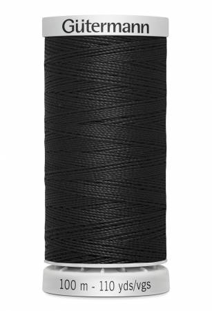 Gutermann - Extra Strong Polyester Upholstery Thread 110 yds - #000 - Black