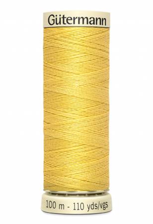 Gutermann - Polyester All Purpose Thread - 100m/110yds - #820 - Buttercup