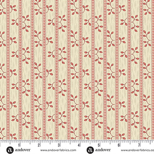 Forest Glen - Vines Raspberry - Yardage