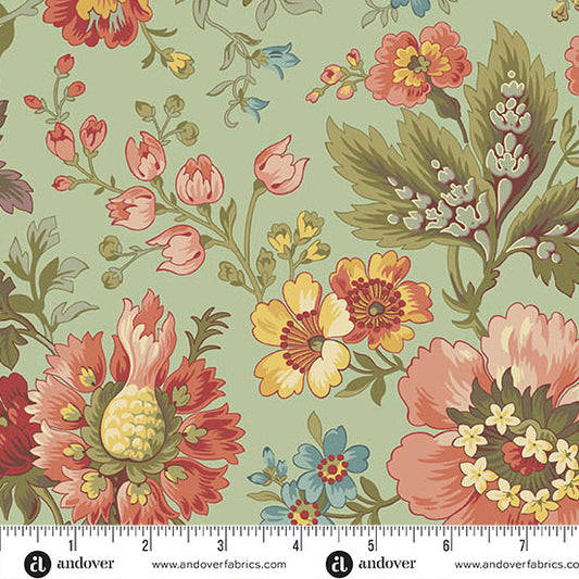 Andover - Farmer's Daughter - Milk and Honey Garden Green - Yardage