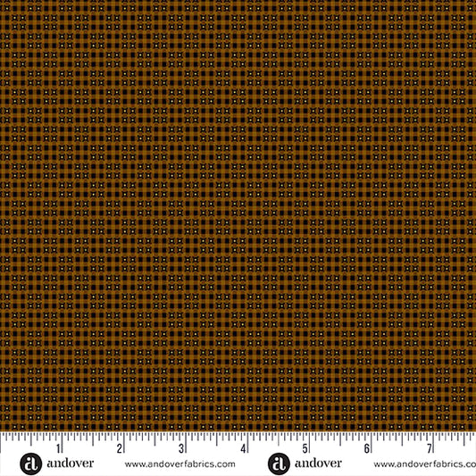 Bridgeport Fancy Tartan Brown Fabric