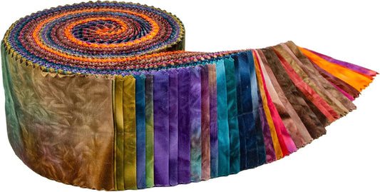 Batiks Express Yourself! Jasmine - 2.5" Stacker 40 pcs - Jelly Roll