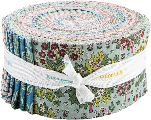 Autumn Woodland - 2.5" Strips, 40 pcs - Jelly Roll