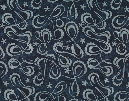 4th and Main Favorites Batik - Galaxy - Midnight - Yardage