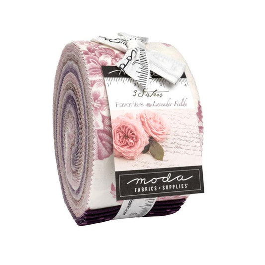 Lavender Fields Jelly Roll by 3 Sisters for Moda 44361JR