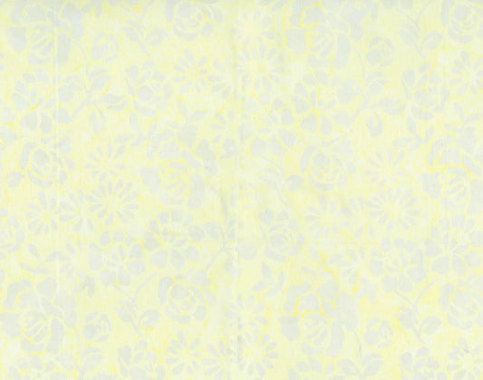 Floral Tapestry Batik - Petals - Cream - Yardage