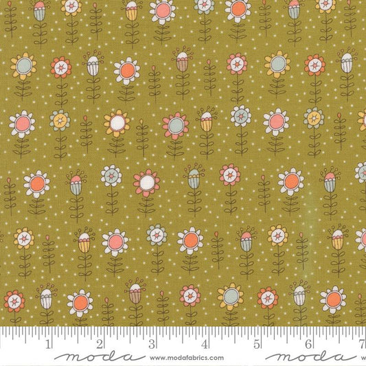 Lucky Bloom Grass - Sherbet 55701 16 - yardage