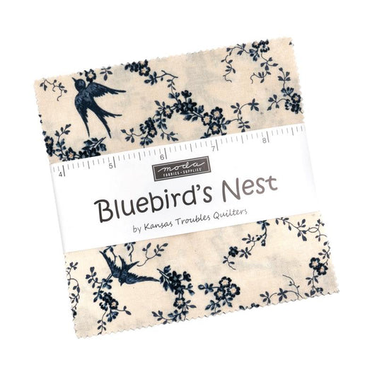 Bluebirds Nest - 5" Square, 42 pcs - Charm Pack