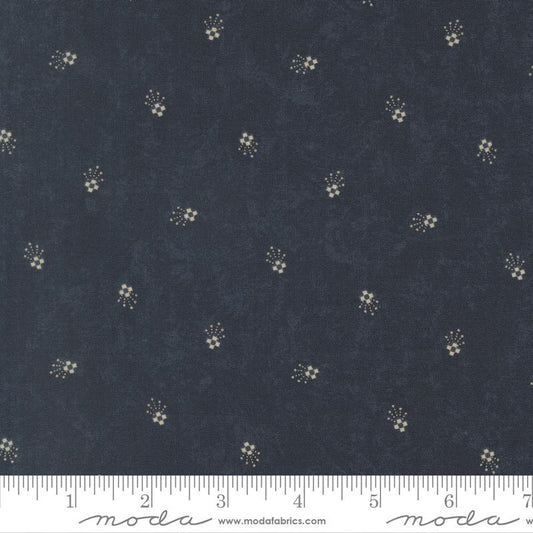 Bluebirds Nest - Block Burst - Blue - Yardage