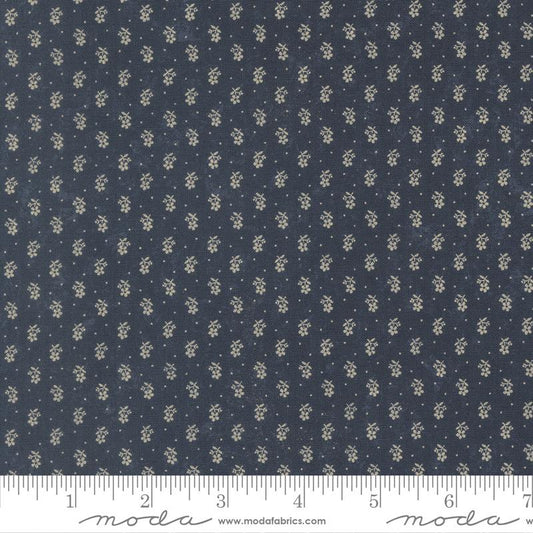 Bluebirds Nest - Tiny Buds - Blue - Yardage