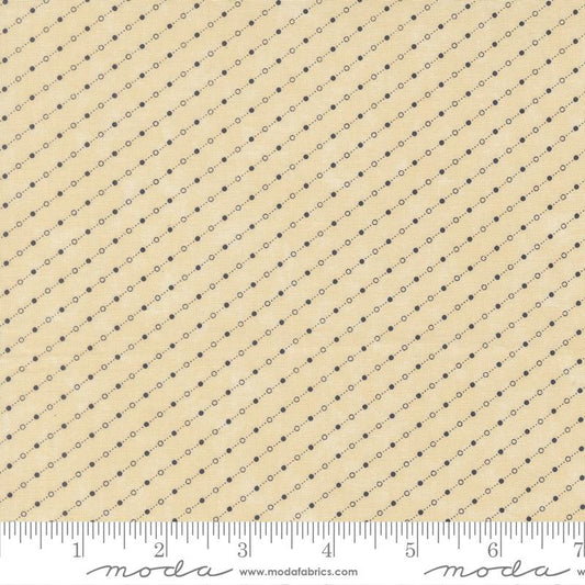 Bluebirds Nest - Dot Dash- Tan - Yardage