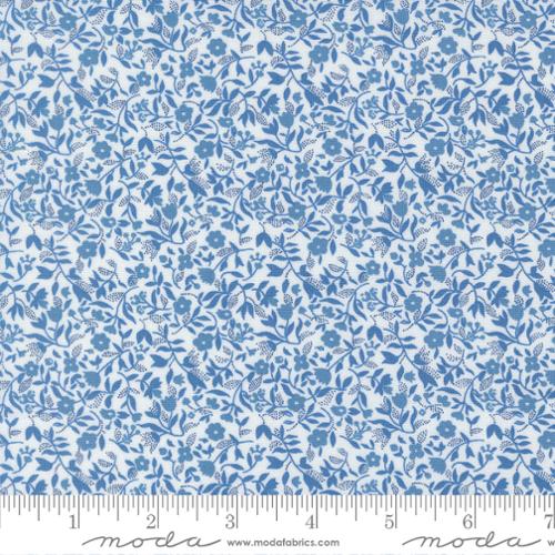 Blueprint White Blue 55335 11 - Yardage