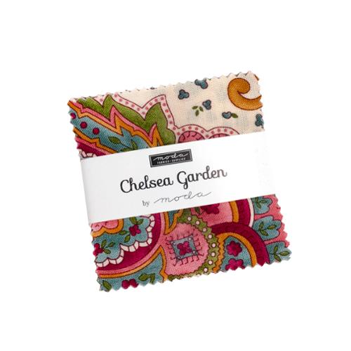 Chelsea Garden - 2.5" Squares, 42 pcs - Mini Charm Pack