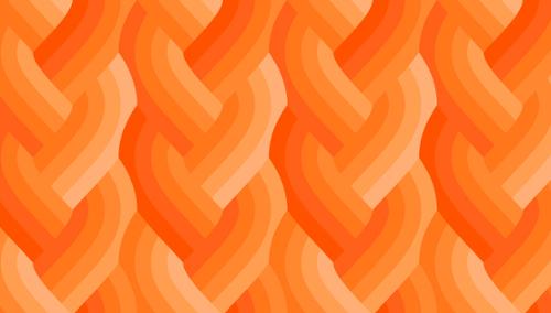 Echo Braid 42380 31 Orange Fabric