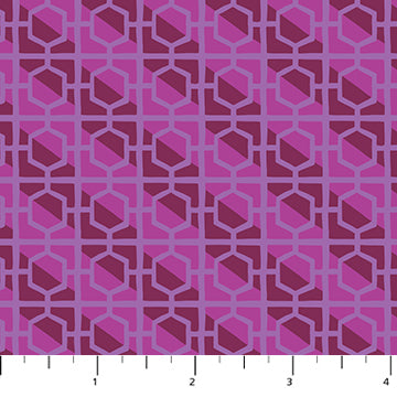 Wandering Eye 91071-28 Magenta Fabric