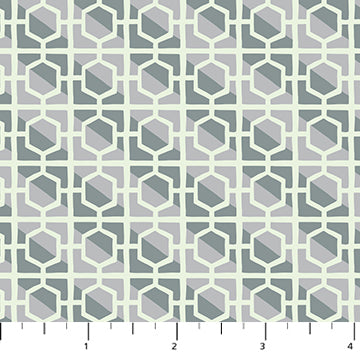 Wandering Eye 91071-90 Grey Fabric