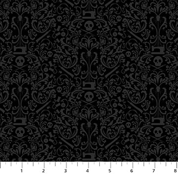 Mr. Bones Sew 91080-99 Black Fabric