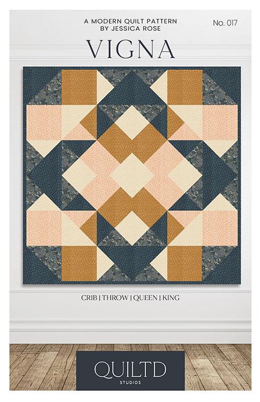 Vigna Pattern - Collection Peachy 66" x 66" - Quilt Kit