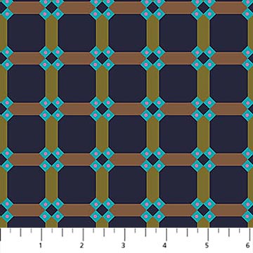 Camouflage - X - Navy - Yardage