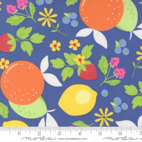 Fruit Salad 29240 24 Cobalt Fabric