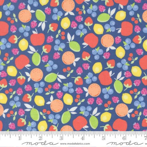 Fruit Salad 29242 24 Cobalt Fabric