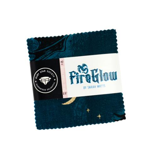 Fireglow - 2.5" Squares, 42 pcs - Mini Charm