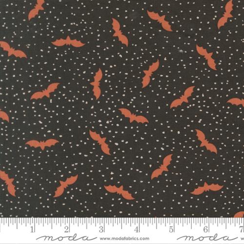 Purrs and Boos 39063 16 Black Cat Fabric
