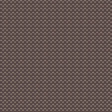 Blackberry Bramble - Tiny Floral - Dark Gray - Yardage