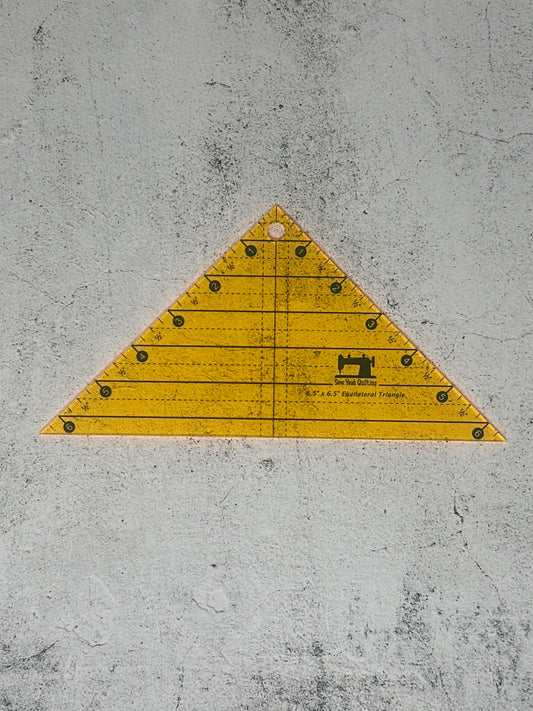 Sew Yeah Ruler 6.5" Triangle