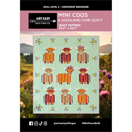 Mini Coos - A Highland Cow - Pattern
