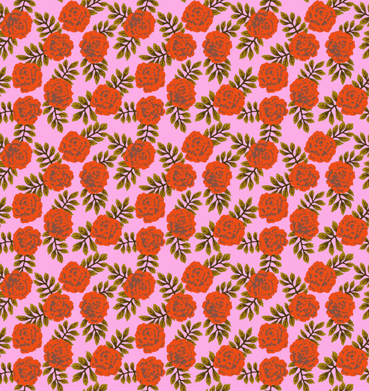 Yesterday -Carnation - Vivid - Yardage