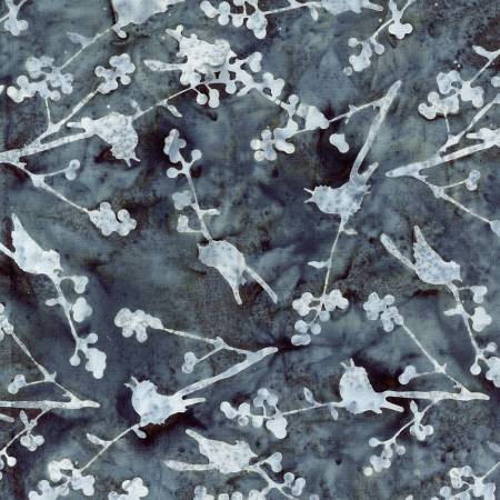 Batiks Expressions - Sassy and Tweet - Charcoal - Yardage