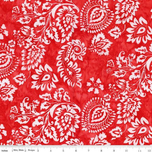 Expressions Batiks Decorator Style Cherry Yardage