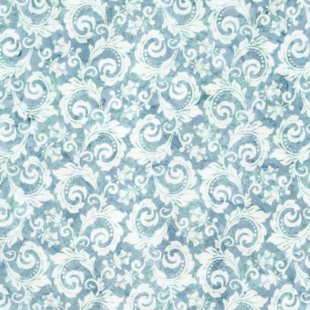 Expressions Batiks Decorator Style Steel Sapphire Yardage