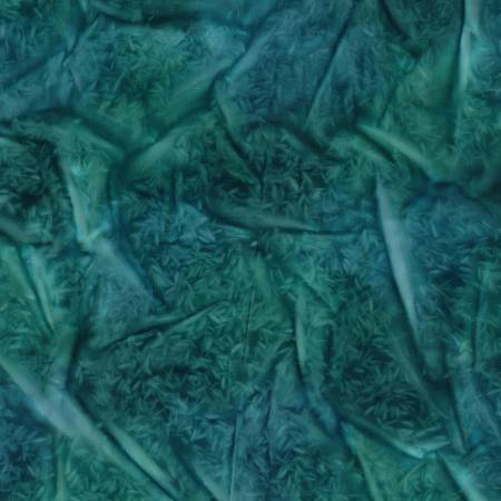 Batiks Express Yourself! Jasmine - Teal Waterfall - Green - Yardage
