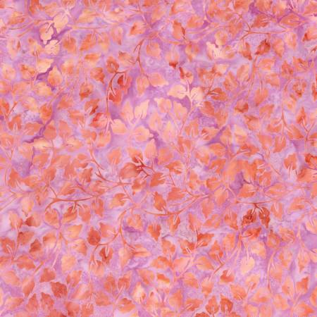Wildflowers Expressions Batiks - Leaves - Afterglow - Yardage