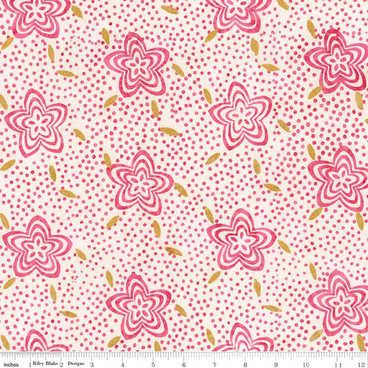 Ink & Nectar Batiks - Sugar Cookie - Yardage