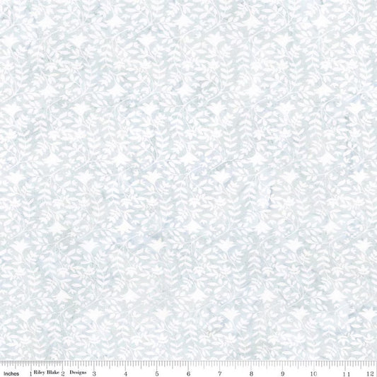 Stars and Stitches Sew Soft Rayon Batiks - Fog Gray - Yardage