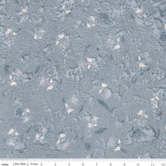 Wild Blossoms Sew Soft Rayon Batik - Pearl River - Yardage